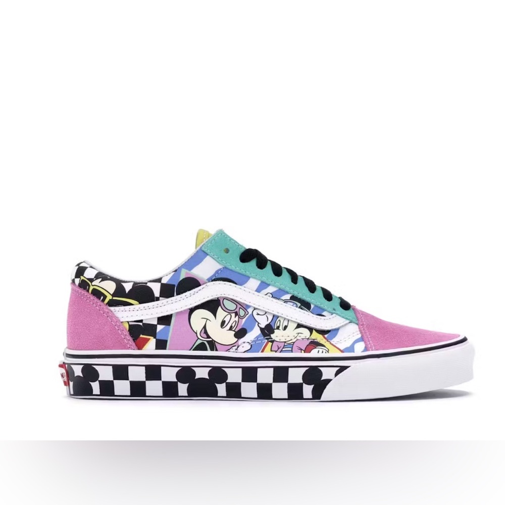 Disney’s Vans Old Skool limited edition shoes. Disney’s 80s Mickey.